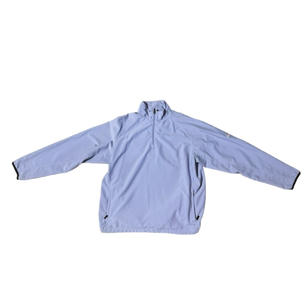 ADIDAS Women's Light Baby Blue Lightweight Vented Athletic Jacket Size XL - Picture 5 of 10